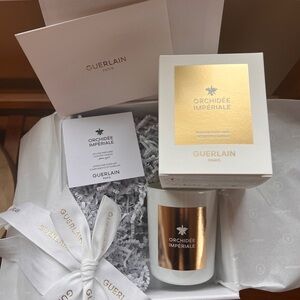 Guerlain Orchidee Imperiale Scented Candle 6.3oz NEW Luxury Gift Set Box Card